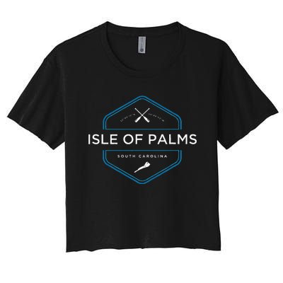 Isle Of Palms South Carolina Beach Women's Crop Top Tee