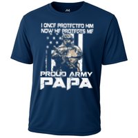 I Once Protected Him Now He Protects Me Proud Army Papa Performance Shirt
