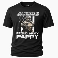 I Once Protected Him Now He Protects Me Proud Army Pappy Performance Shirt