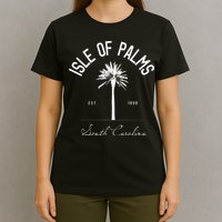 Isle Of Palms Sc Palm Tree Isle Of Palms Beach Gift T-Shirt