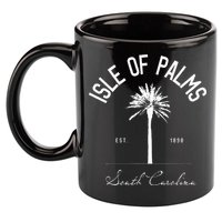 Isle Of Palms Sc Palm Tree Isle Of Palms Beach Gift 11oz C Handle Ceramic Mug