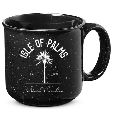 Isle Of Palms Sc Palm Tree Isle Of Palms Beach Gift 15oz Campfire Ceramic Mug