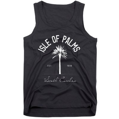 Isle Of Palms Sc Palm Tree Isle Of Palms Beach Gift Tank Top