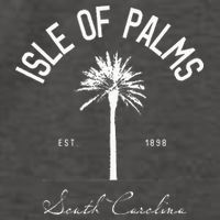 Isle Of Palms Sc Palm Tree Isle Of Palms Beach Gift Vector Backpack