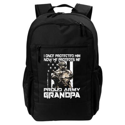 I Once Protected Him Now He Protects Me Proud Army Grandpa Backpack