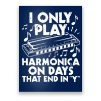 I Only Play Harmonica On Days That End In Y - Harmonicist Poster