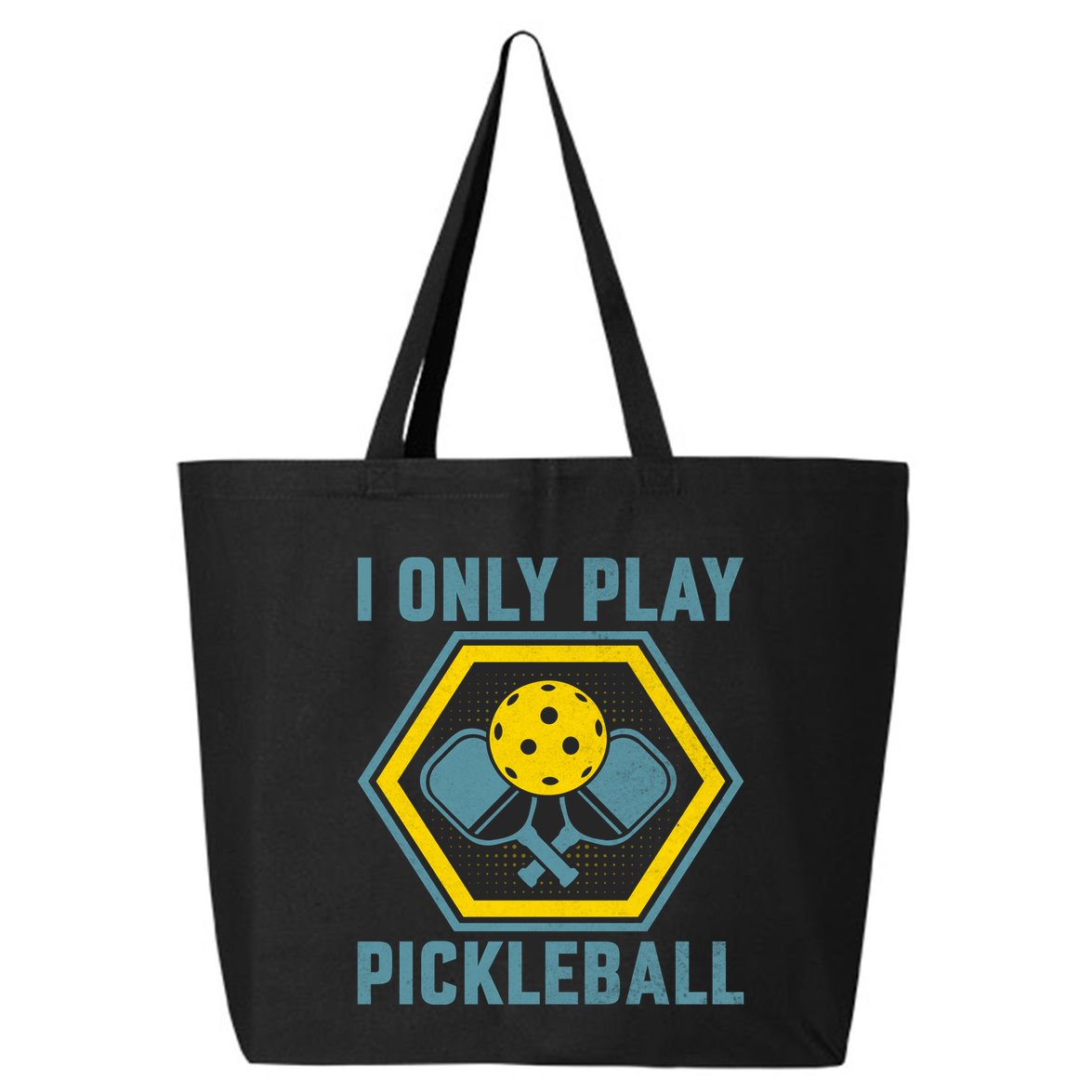 I Only Play Pickleball 25L Jumbo Tote