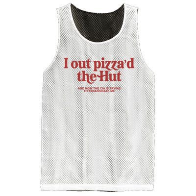 I Out Pizza'd The Hut Mesh Reversible Basketball Jersey Tank