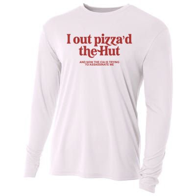 I Out Pizza'd The Hut Cooling Performance Long Sleeve Crew