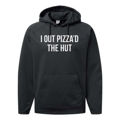 I Out PizzaD The Hut Performance Fleece Hoodie