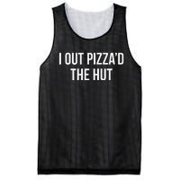 I Out PizzaD The Hut Mesh Reversible Basketball Jersey Tank