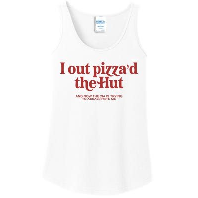 I Out PizzaD The Hut Ladies Essential Tank