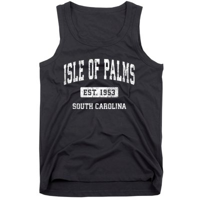 Isle Of Palms South Carolina Sc Vintage Athletic Sports Tank Top