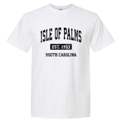 Isle Of Palms South Carolina Sc Vintage Athletic Sports Garment-Dyed Heavyweight T-Shirt