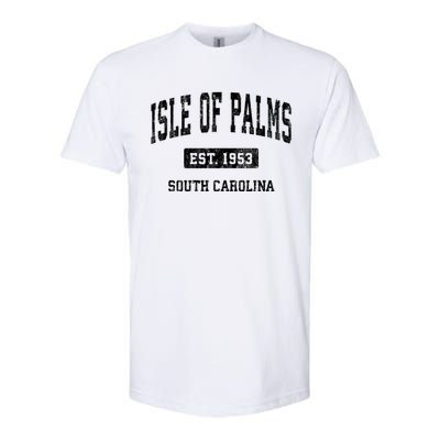 Isle Of Palms South Carolina Sc Vintage Athletic Sports Softstyle CVC T-Shirt