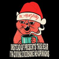 Instead Of Presents This Year Naughty Cat Xmas Youth Performance Sprint T-Shirt