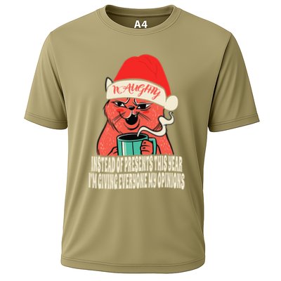 Instead Of Presents This Year Naughty Cat Xmas Performance Shirt
