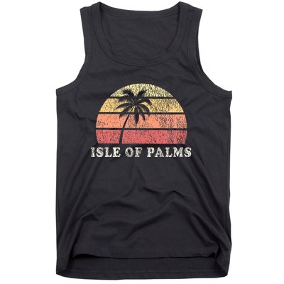 Isle Of Palms Sc Vintage 70s Retro Throwback Design Tank Top