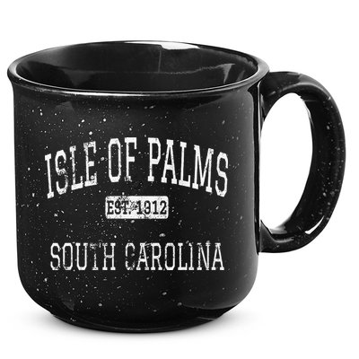 Isle Of Palms South Carolina SC Vintage 15oz Campfire Ceramic Mug