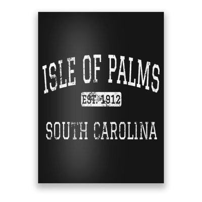 Isle Of Palms South Carolina SC Vintage Poster