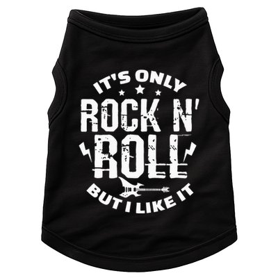 ItS Only Rock & Roll But I Like It Guitar Band Musician Doggie Tank