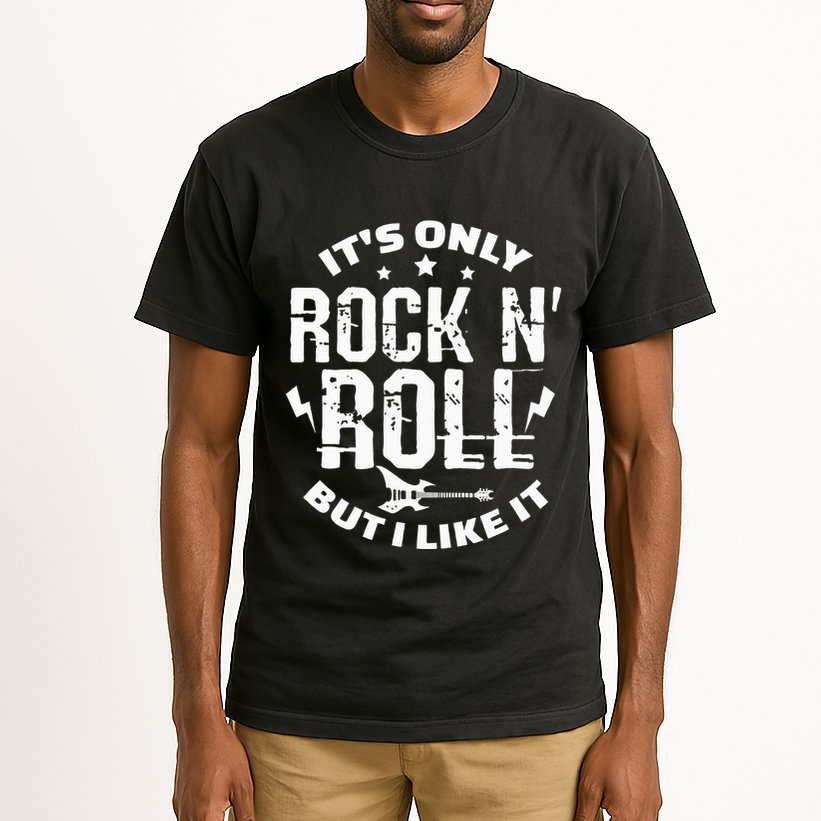 ItS Only Rock & Roll But I Like It Guitar Band Musician Tall T-Shirt