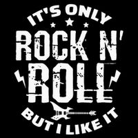 ItS Only Rock & Roll But I Like It Guitar Band Musician Sustainable Bucket Hat