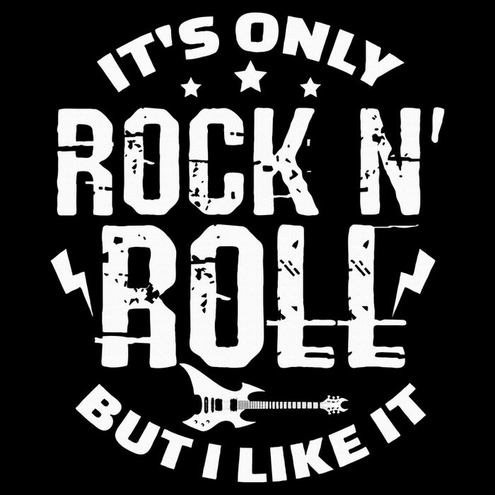 ItS Only Rock & Roll But I Like It Guitar Band Musician Sustainable Bucket Hat