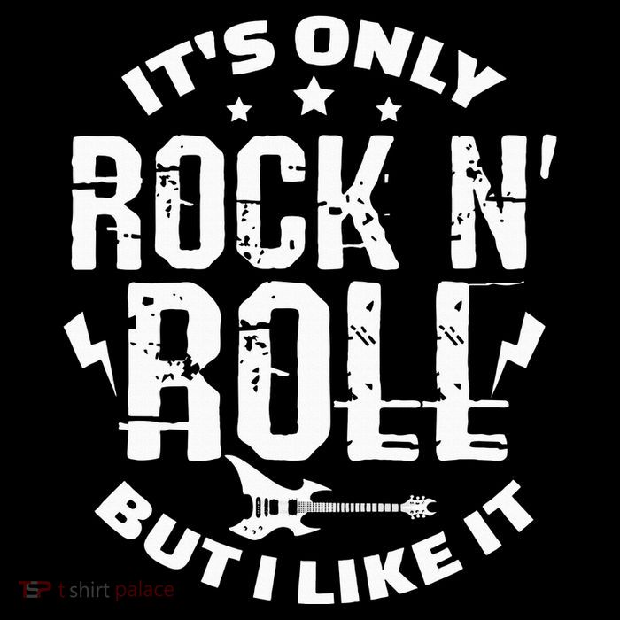 ItS Only Rock & Roll But I Like It Guitar Band Musician 7-Panel Snapback Hat