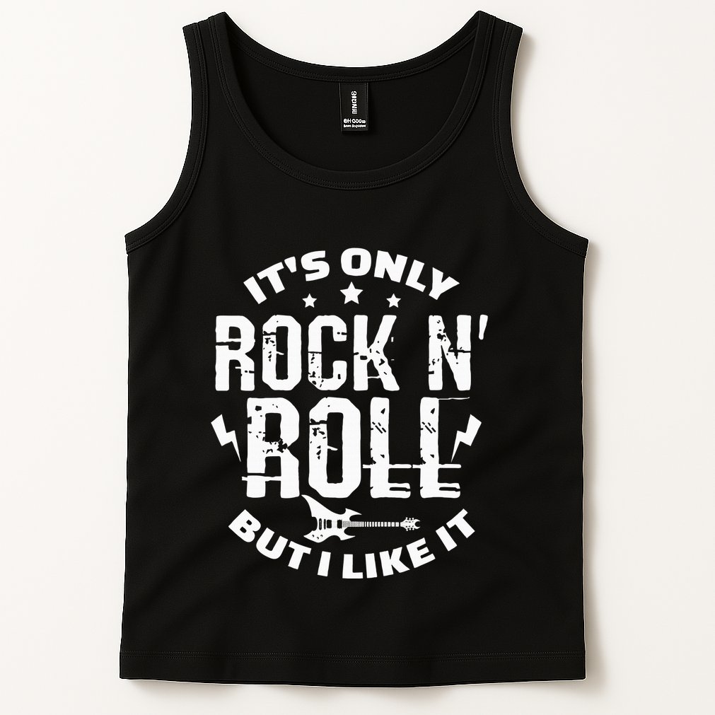 ItS Only Rock & Roll But I Like It Guitar Band Musician Tank Top