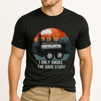 I Only Smoke The Good Stuff Funny Bbq Smoker Saying Cooling Performance Crew T-Shirt