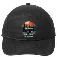 I Only Smoke The Good Stuff Funny Bbq Smoker Saying 7-Panel Snapback Hat