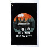 I Only Smoke The Good Stuff Funny Bbq Smoker Saying Golf Towel