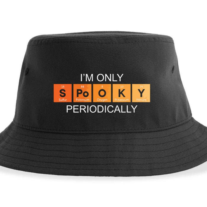 Im Only Spooky Periodically Funny Halloween Teacher Science Sustainable Bucket Hat