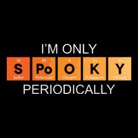 Im Only Spooky Periodically Funny Halloween Teacher Science 7-Panel Snapback Hat