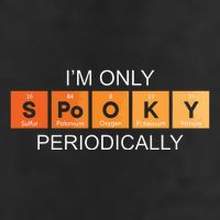 Im Only Spooky Periodically Funny Halloween Teacher Science Adult Drive Performance Visor