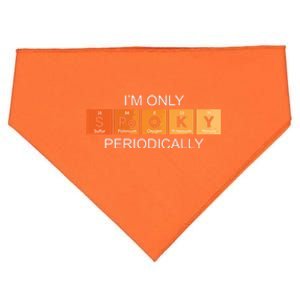 Im Only Spooky Periodically Funny Halloween Teacher Science USA-Made Doggie Bandana