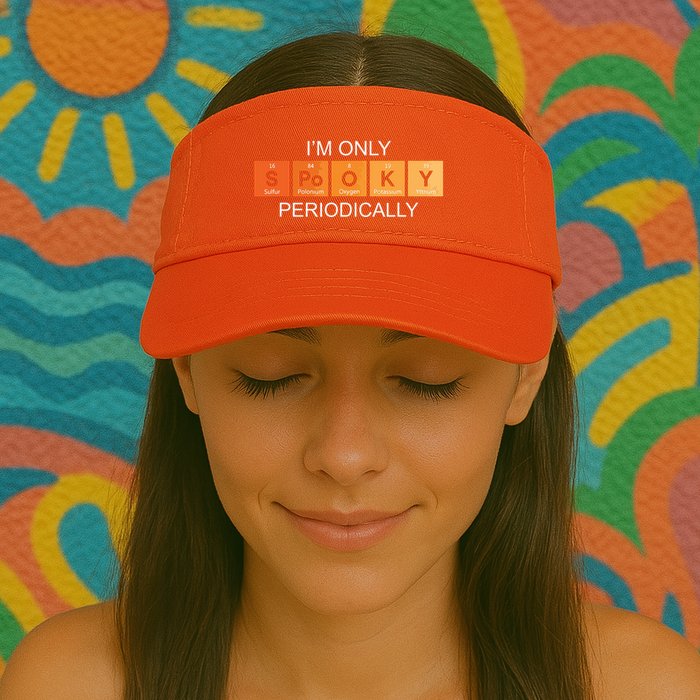 Im Only Spooky Periodically Funny Halloween Teacher Science Visor