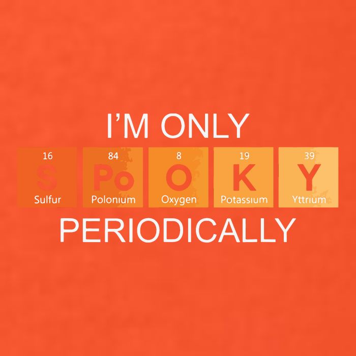 Im Only Spooky Periodically Funny Halloween Teacher Science Visor