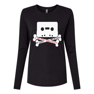 Im On Smoko Leave Me Alone Cassette Tape Womens Cotton Relaxed Long Sleeve T-Shirt