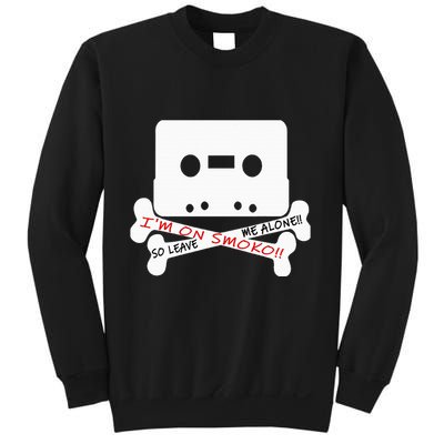 Im On Smoko Leave Me Alone Cassette Tape Sweatshirt