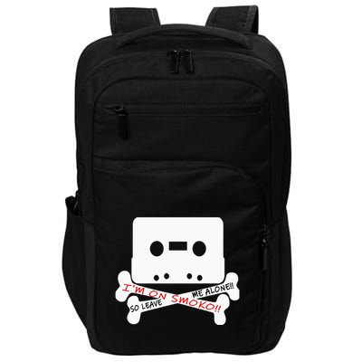 Im On Smoko Leave Me Alone Cassette Tape Impact Tech Backpack