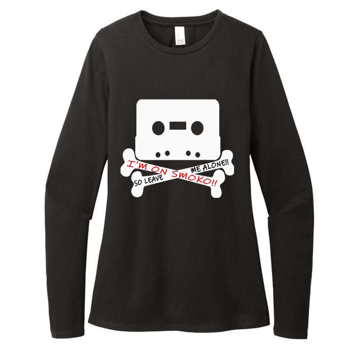 Im On Smoko Leave Me Alone Cassette Tape Womens CVC Long Sleeve Shirt