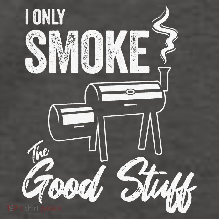 I Only Smoke The Good Stuff Funny BBQ Design For Dad Vector Backpack