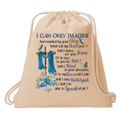 Ican Onlyimagine Surrounded By Your Glory Heaven Drawstring Bag