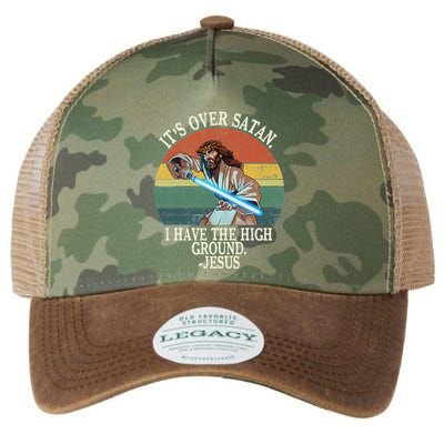 ItS Over Satan I Have The High Ground Legacy Tie Dye Trucker Hat