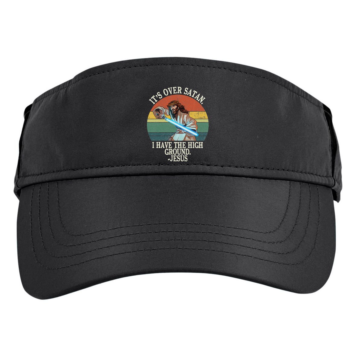 ItS Over Satan I Have The High Ground Adult Drive Performance Visor