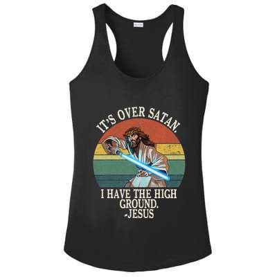 ItS Over Satan I Have The High Ground Ladies PosiCharge Competitor Racerback Tank
