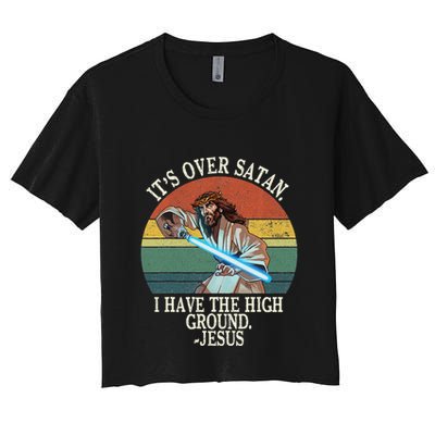 ItS Over Satan I Have The High Ground Crop Top