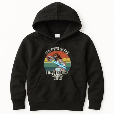 ItS Over Satan I Have The High Ground Kids Hoodie